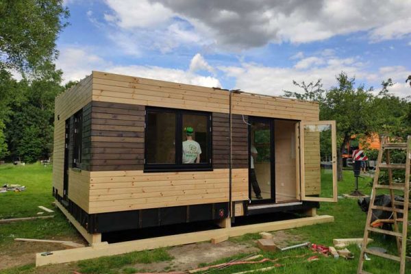 holzbau-marchel-timo-2-aufbau-02 Holzbau Marchel modulares Tiny House TiMo2